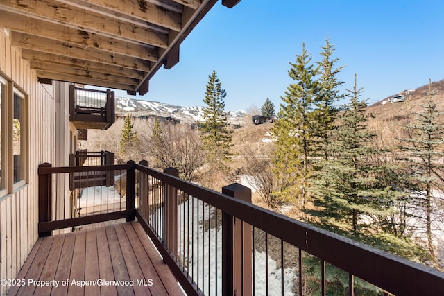35 Upper Woodbridge Rd Unit 34Cd, Snowmass Village, CO 81615 - balcony with a mountain view
