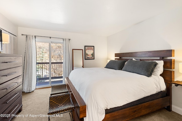 35 Upper Woodbridge Rd Unit 34Cd, Snowmass Village, CO 81615 - carpeted bedroom with access to outside and baseboards