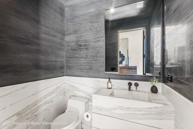 62 Bennett Ct, Aspen, CO 81611 - bathroom with toilet and vanity