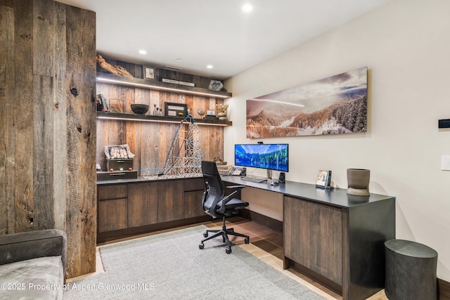 62 Bennett Ct, Aspen, CO 81611 - office space featuring built in study area and recessed lighting
