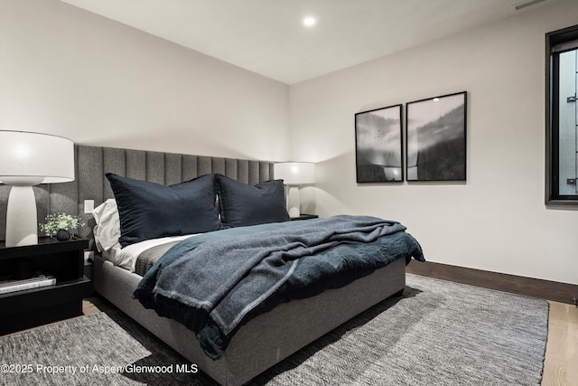 62 Bennett Ct, Aspen, CO 81611 - bedroom featuring wood finished floors and recessed lighting