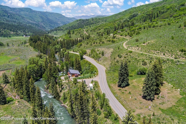 3900 County Road 3, Marble, CO 81623 - aerial view with a mountain view