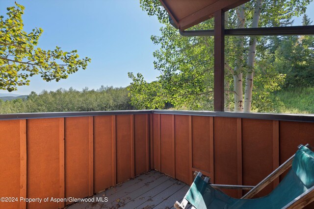 229 Faraway Rd # 34, Snowmass Village, CO 81615 - view of wooden terrace