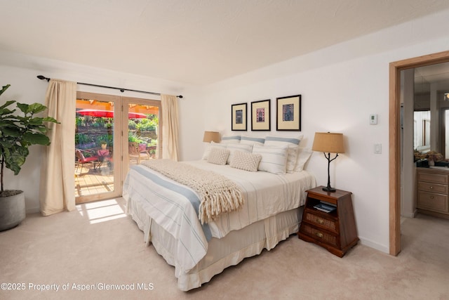 90 River Cv, Basalt, CO 81621 - bedroom featuring access to outside and light colored carpet