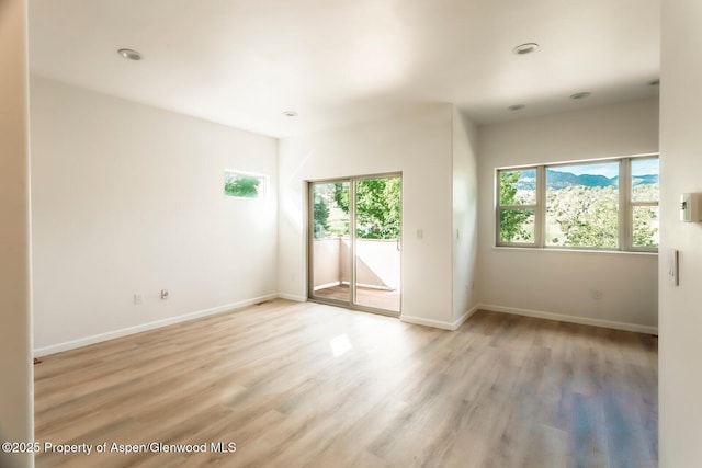 94 Castle Ridge Dr, New Castle, CO 81647 - empty room featuring light wood finished floors and baseboards