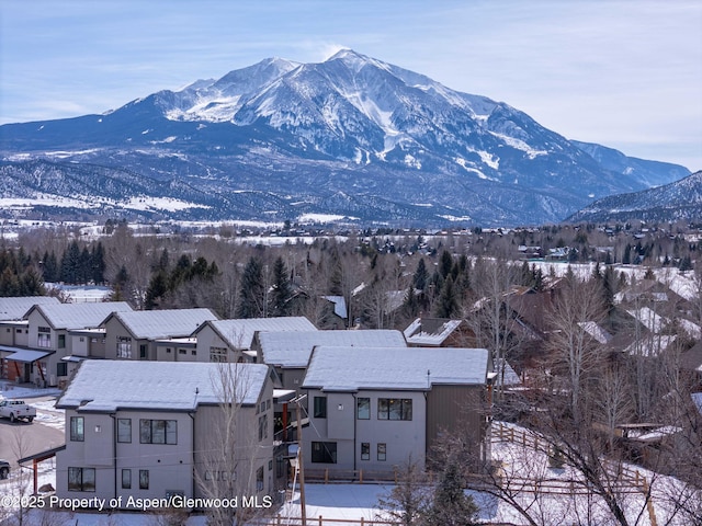 view of mountain feature