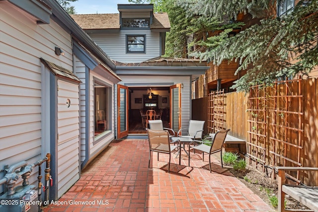 126 W Francis St, Aspen, CO 81611 - view of patio / terrace