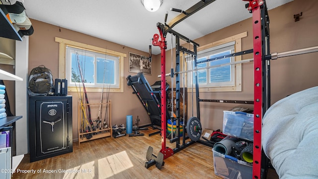 25 W 20th St, Craig, CO 81625 - workout area with wood finished floors