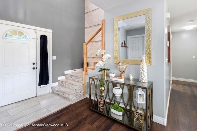 2086 Acacia Ave, Rifle, CO 81650 - entryway with stairway and wood finished floors