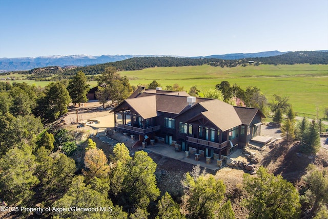 857 Indian Rock Rd, Silt, CO 81652 - view from above of property featuring mountains