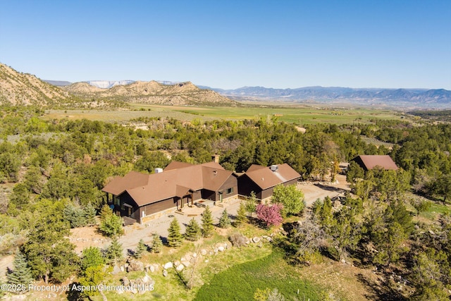 857 Indian Rock Rd, Silt, CO 81652 - dining space with wooden walls, a stone fireplace, beam ceiling, hardwood / wood-style flooring, and ceiling fan