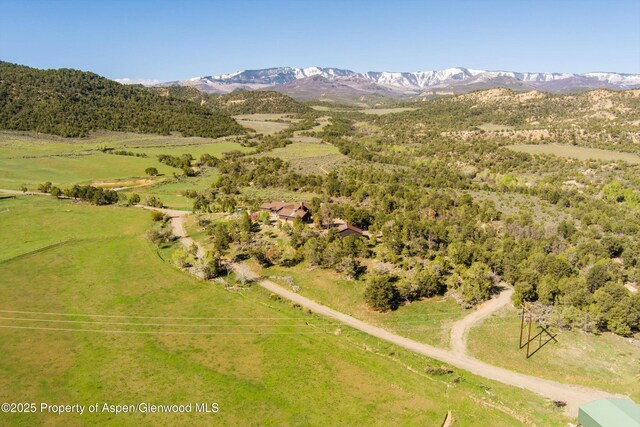 857 Indian Rock Rd, Silt, CO 81652 - view of patio / terrace featuring french doors, a mountain view, and entry steps
