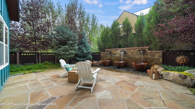 225 Juniper Ct, Basalt, CO 81621 - fenced backyard featuring a patio