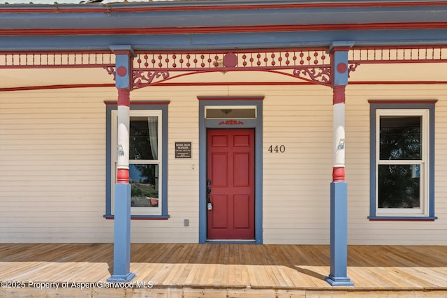 440 Whiteriver Ave, Rifle, CO 81650 - doorway to property with a porch