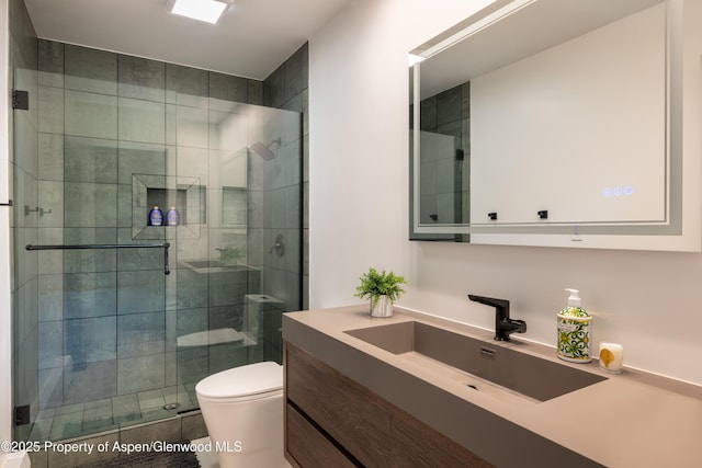 65 Harleston Grn Unit 51, Snowmass Village, CO 81615 - bathroom featuring vanity and a stall shower