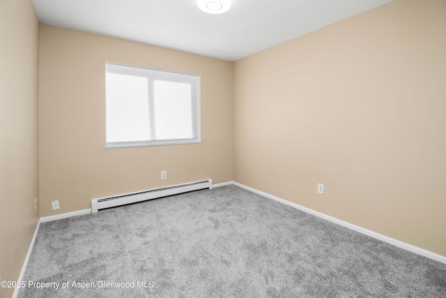 272 Birch Ct, Silt, CO 81652 - carpeted spare room with baseboard heating and baseboards