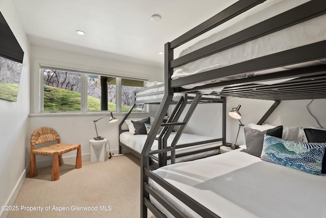 172 Deer Ridge Ln, Snowmass Village, CO 81615 - carpeted bedroom featuring baseboards and recessed lighting