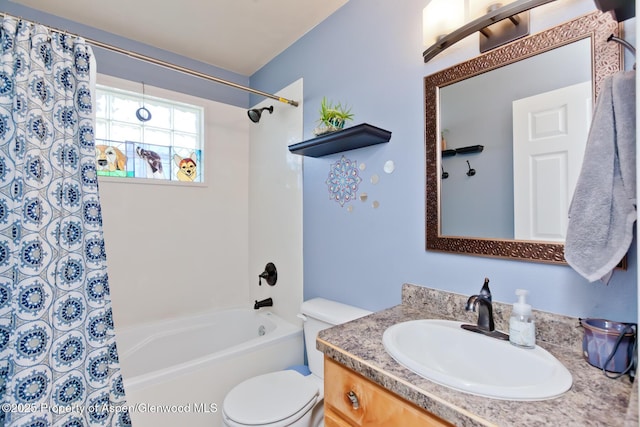 2939 Jon Hall Rd, Grand Junction, CO 81503 - full bath featuring vanity, toilet, and shower / bath combination with curtain