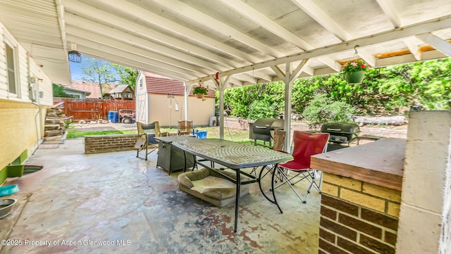1028 Breeze St, Craig, CO 81625 - view of patio / terrace featuring outdoor dining area and area for grilling