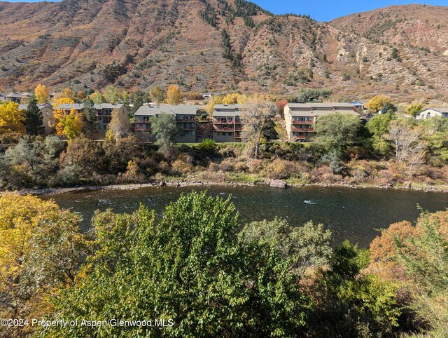 property view of mountains with a water view