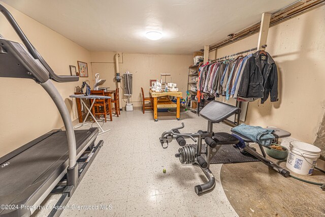 1001 Alta Ct, Craig, CO 81625 - workout area featuring tile patterned floors
