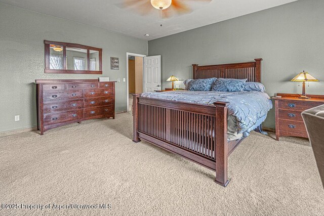 289 Lewis Ln, Craig, CO 81625 - carpeted bedroom featuring a ceiling fan