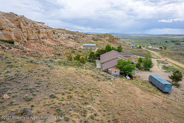 289 Lewis Ln, Craig, CO 81625 - aerial view of property and surrounding area featuring mountains