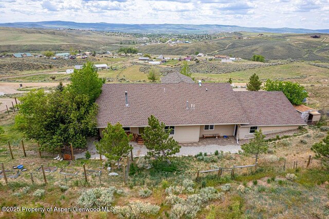 289 Lewis Ln, Craig, CO 81625 - view from above of property with mountains