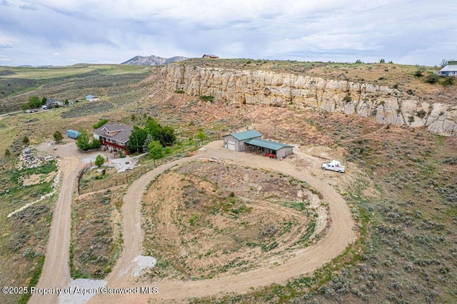 289 Lewis Ln, Craig, CO 81625 - aerial overview of property's location featuring mountains