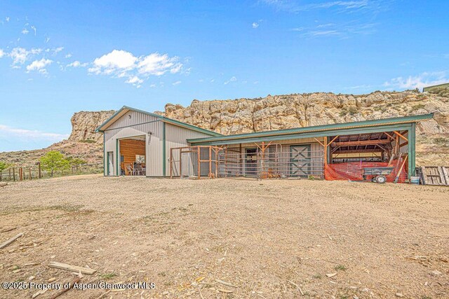 289 Lewis Ln, Craig, CO 81625 - view of pole building featuring an exterior structure and a mountain view