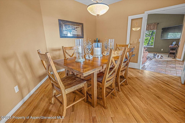 289 Lewis Ln, Craig, CO 81625 - dining space featuring light wood-style floors and baseboards