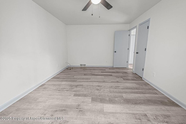 813 Finley Ln, Craig, CO 81625 - unfurnished room featuring ceiling fan and wood finished floors