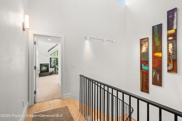 155 Lone Pine Rd Unit 2, Aspen, CO 81611 - corridor featuring wood finished floors and baseboards