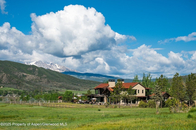 295 Aspen Valley Ranch Rd, Woody Creek, CO 81656 - mountain view featuring rural landscape