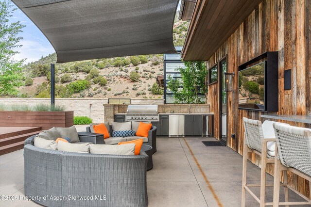 295 Aspen Valley Ranch Rd, Woody Creek, CO 81656 - view of patio with outdoor lounge area