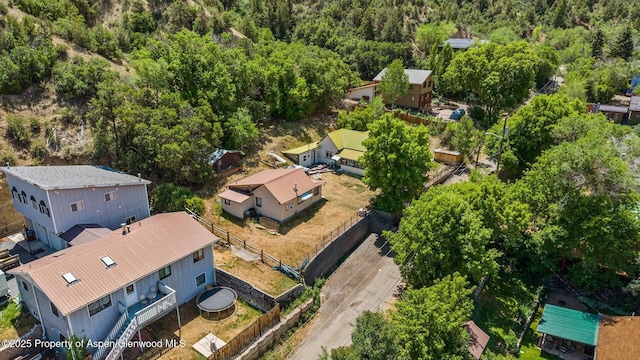 1010 Minter Ave, Glenwood Springs, CO 81601 - aerial view of property and surrounding area with a forest