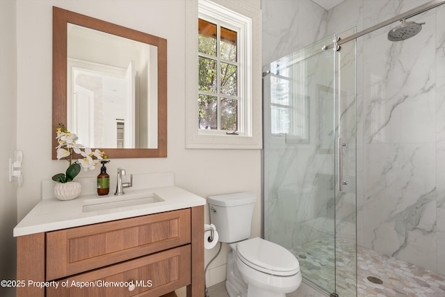 2959 County Road 103, Carbondale, CO 81623 - full bath featuring vanity and a marble finish shower