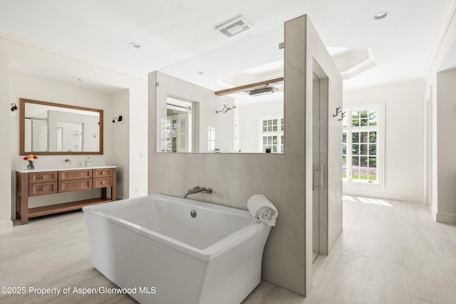 2959 County Road 103, Carbondale, CO 81623 - full bath with a soaking tub and vanity