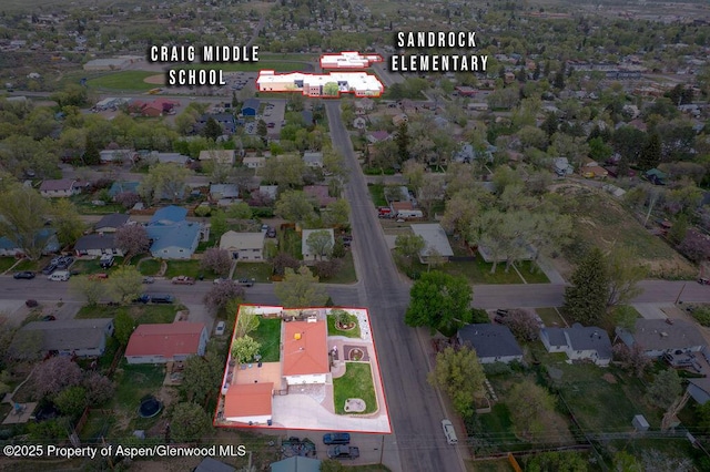 301 W 10th St, Craig, CO 81625 - view of property location with property parcel outlined and nearby suburban area