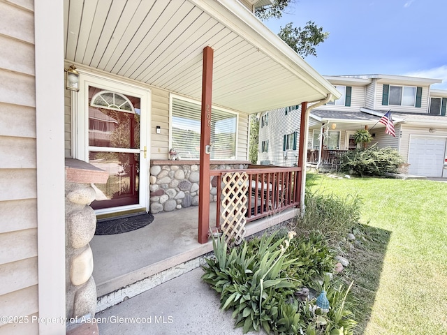 289 Mikala Ln, New Castle, CO 81647 - doorway to property with a porch and a yard