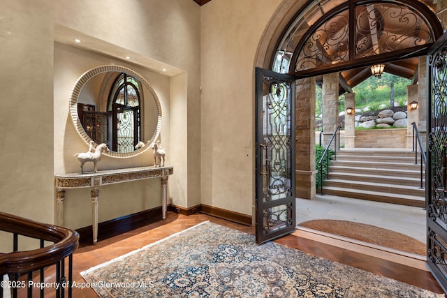 64 Pitkin Way, Aspen, CO 81611 - foyer with baseboards and a high ceiling