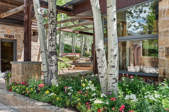 1000 Lazy O Rd, Snowmass, CO 81654 - exterior space featuring stone siding
