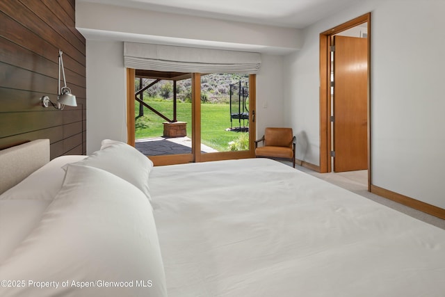 1000 Lazy O Rd, Snowmass, CO 81654 - bedroom featuring access to outside and baseboards