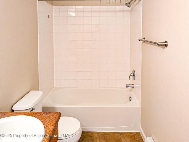 612 Riverview Dr Unit 808, New Castle, CO 81647 - bathroom with toilet, vanity, and shower / tub combination