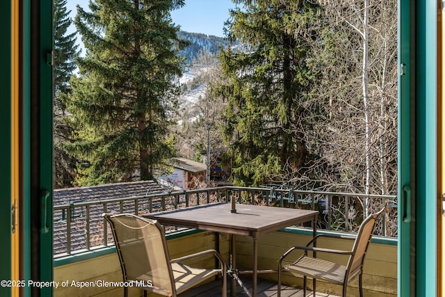 333 W Hopkins Ave, Aspen, CO 81611 - balcony with a mountain view