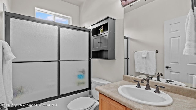 150 Castle Ct, New Castle, CO 81647 - bathroom with vanity and combined bath / shower with glass door