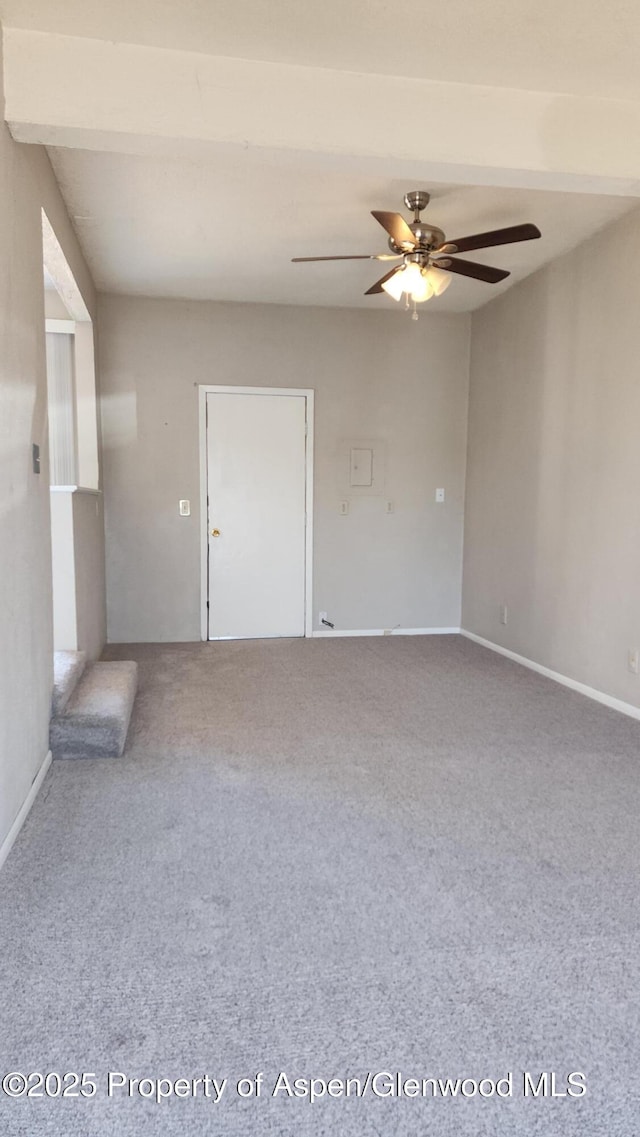3863 W 6th St, Craig, CO 81625 - carpeted spare room with ceiling fan and baseboards