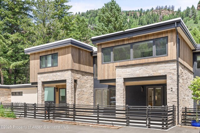 1501 Maroon Creek Rd # 2, Aspen, CO 81611 - contemporary home with stone siding