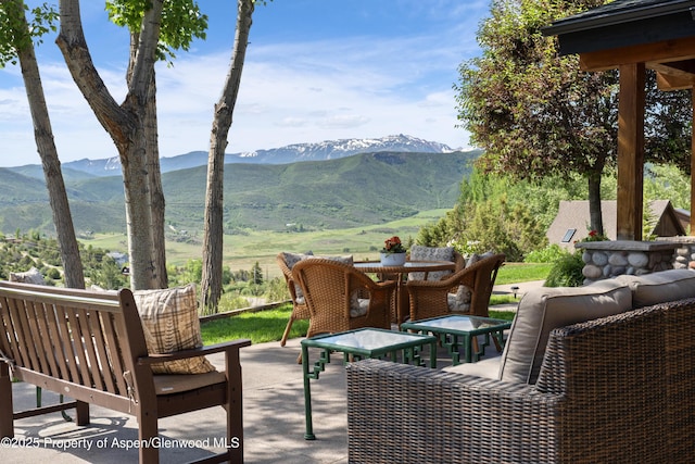 47 Mule Deer Run, Snowmass, CO 81654 - deck with a mountain view