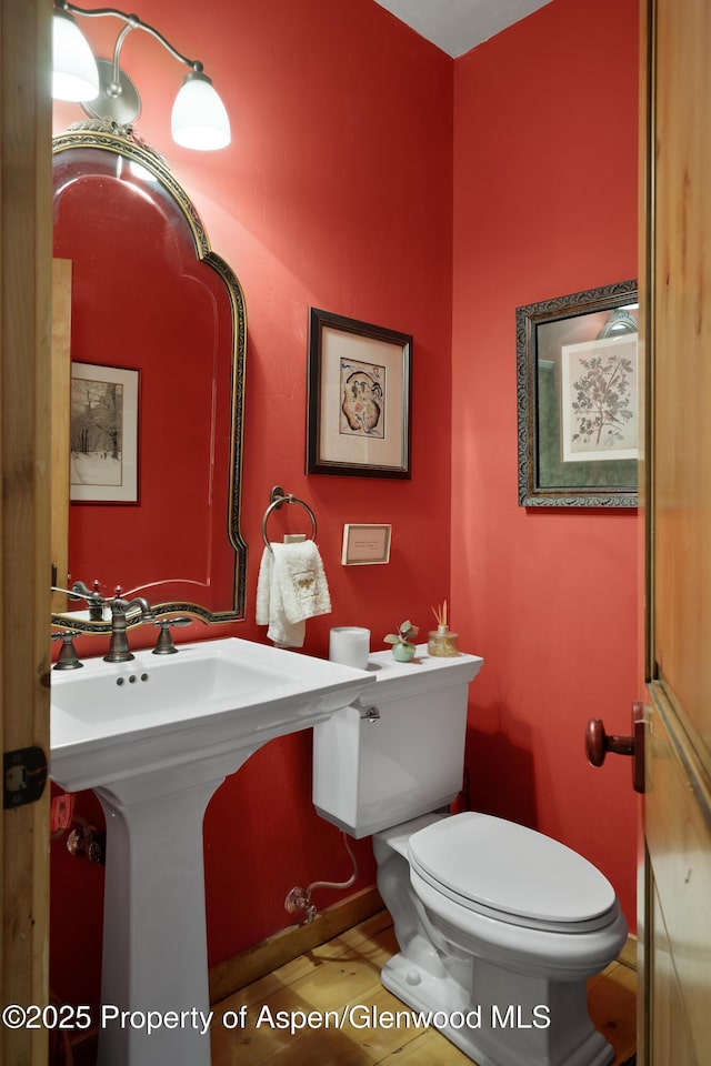 47 Mule Deer Run, Snowmass, CO 81654 - half bathroom with toilet and a sink